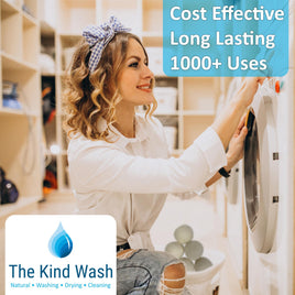 Cost effective long lasting wool dryer balls — over 1000 uses per pack