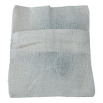 Closed reusable natural cotton zip wash bag for soap nuts