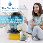 Economical natural laundry detergent — up to 300 washes from 1kg of soap nuts